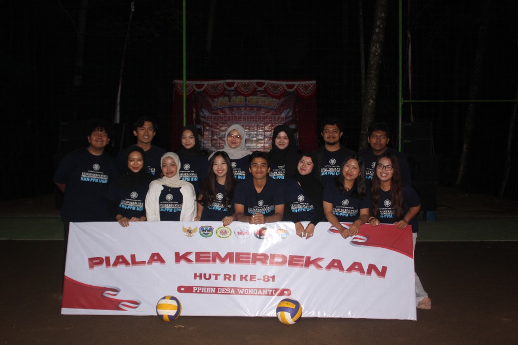 PPHBN Bola Voli Desa Wonoanti Tahun 2026 oleh KKN-PPM UGM 2026